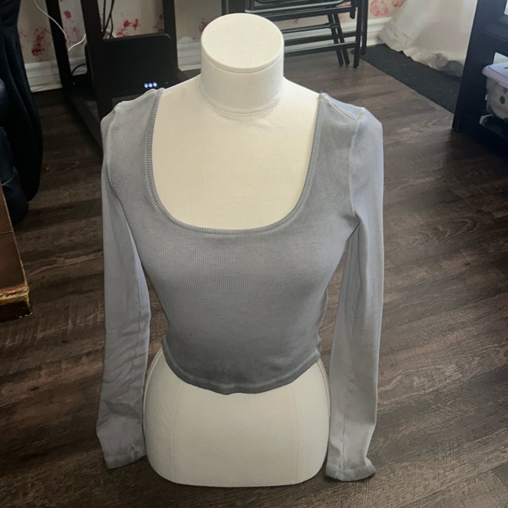 Ribbed crop top